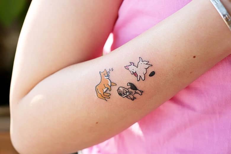 color tattoo - warp tattoo chiang mai