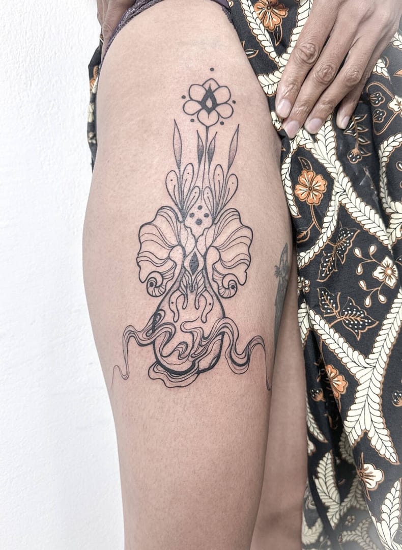 Custom Tattoo - Warp Tattoo Shop Chiang Mai