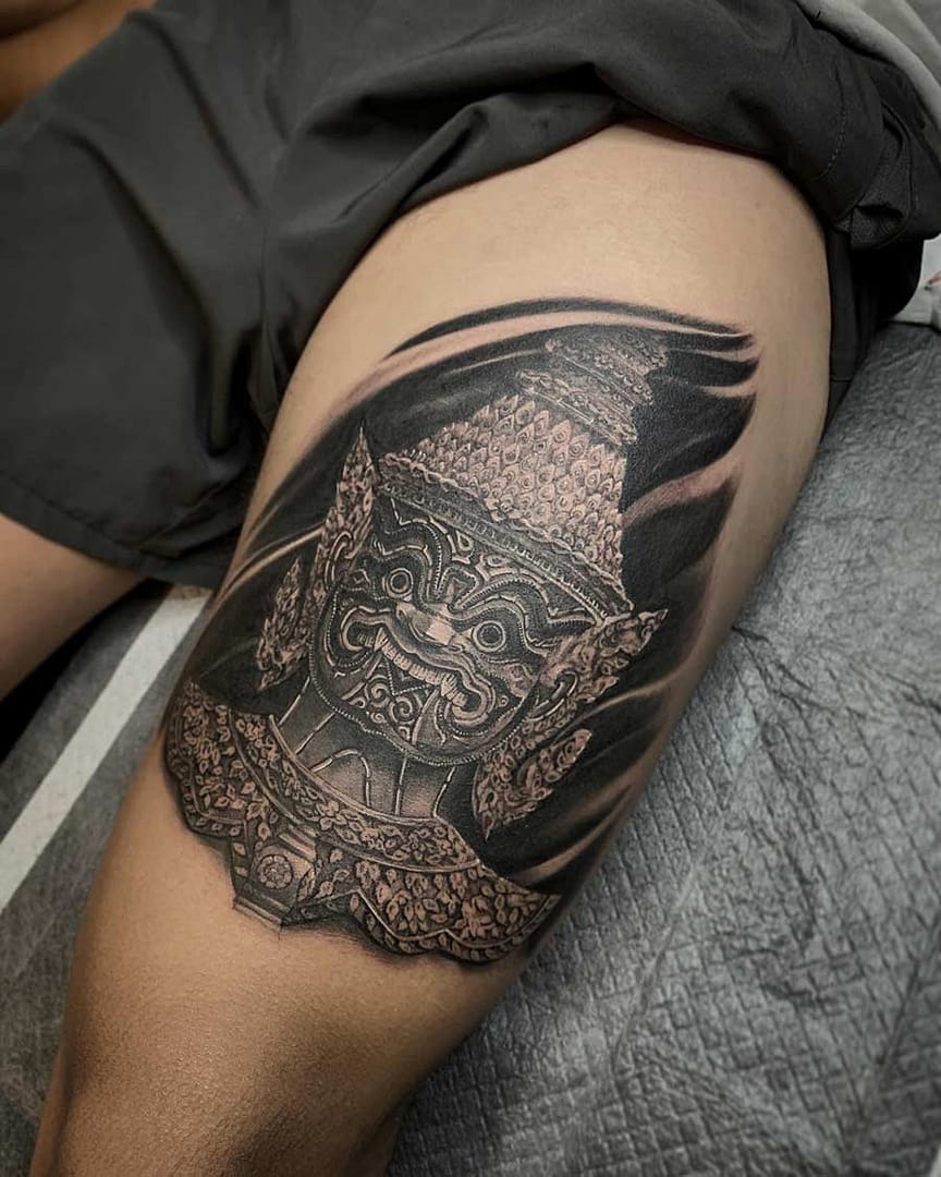 Realistic Tattoo at Warp Tattoo Studio Chiang