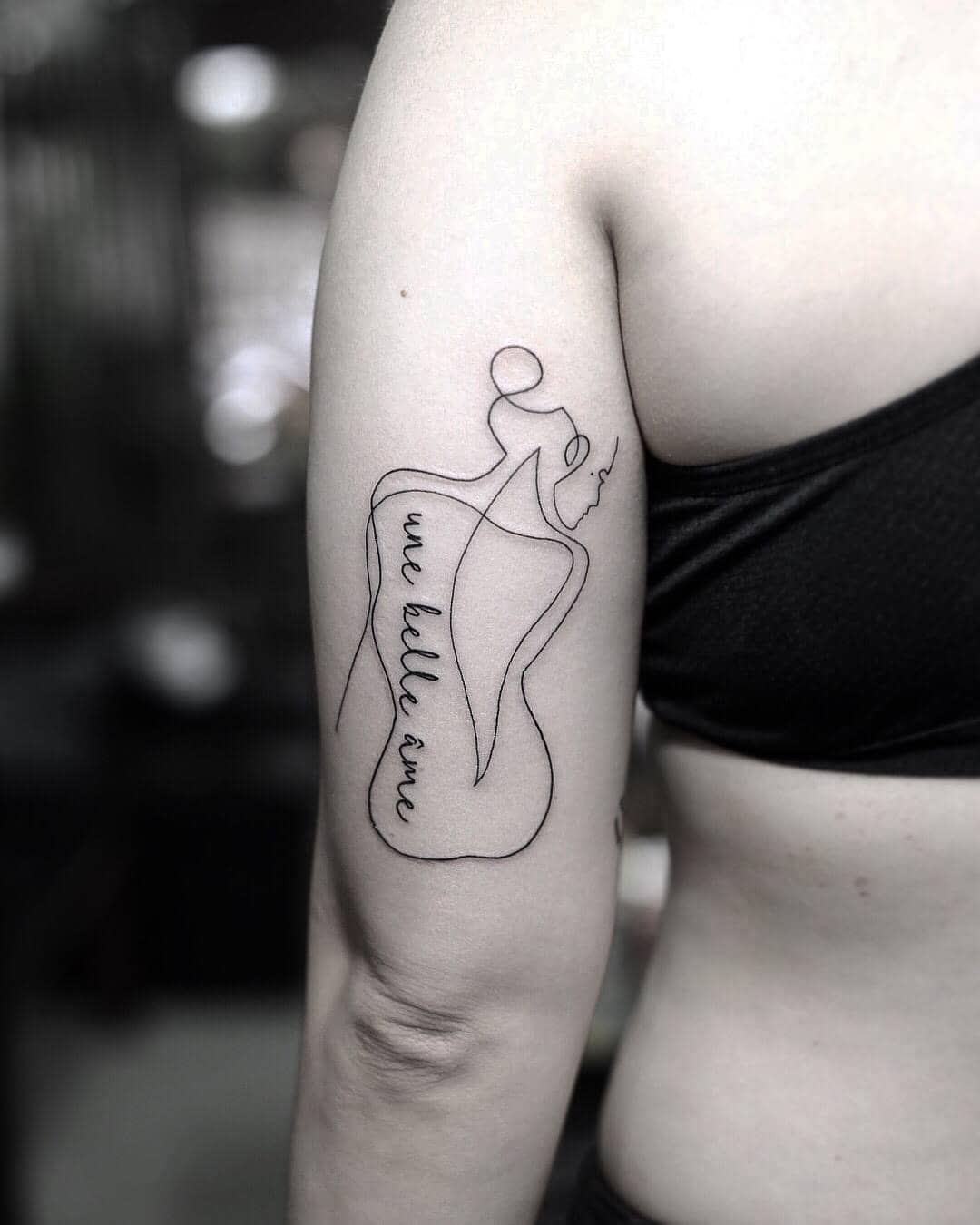 minimal tattoo - warp tattoo chiang mai