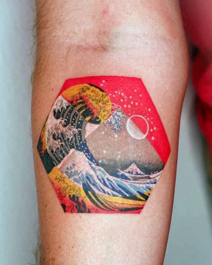 color tattoo - warp tattoo chiang mai