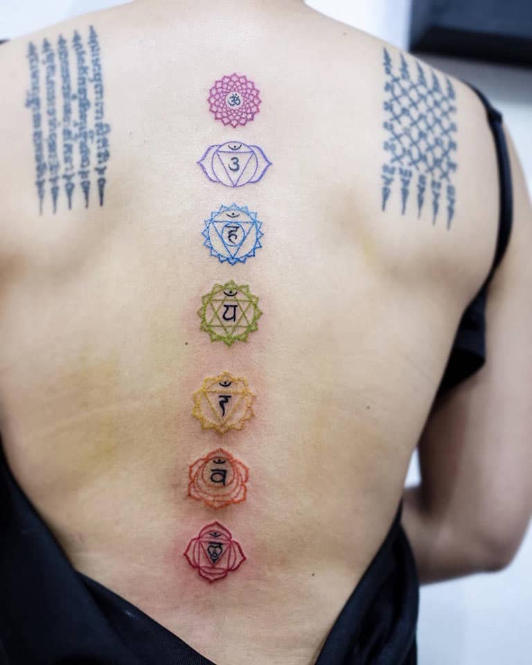 color tattoo - warp tattoo chiang mai