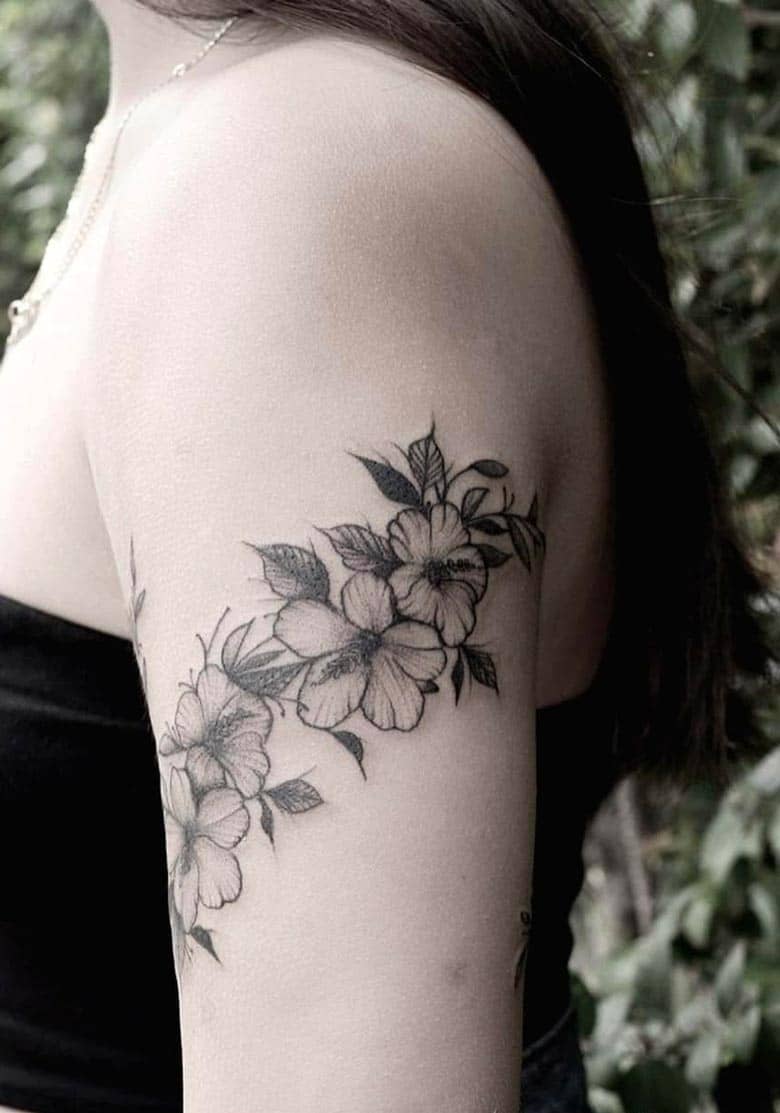 black work tattoo - warp tattoo chiang mai