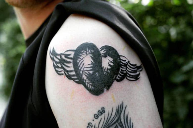 black work tattoo - warp tattoo chiang mai