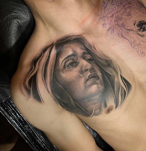 Realistic Tattoo at Warp Tattoo Studio Chiang