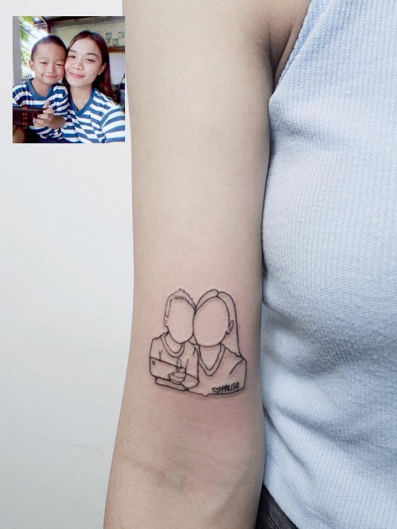 minimal tattoo - warp tattoo chiang mai