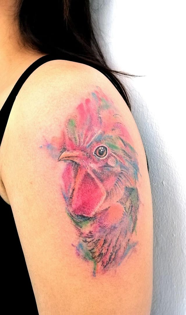 color tattoo - warp tattoo chiang mai