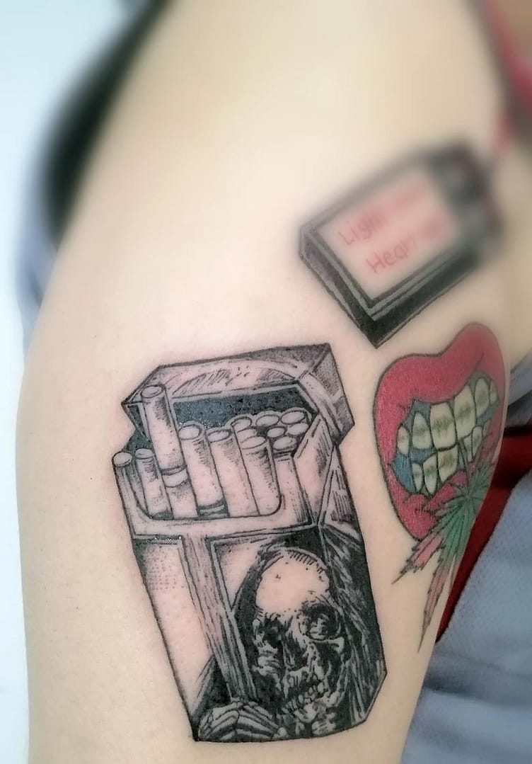 Black Work Tattoo - Warp Tattoo Shop Chiang Mai