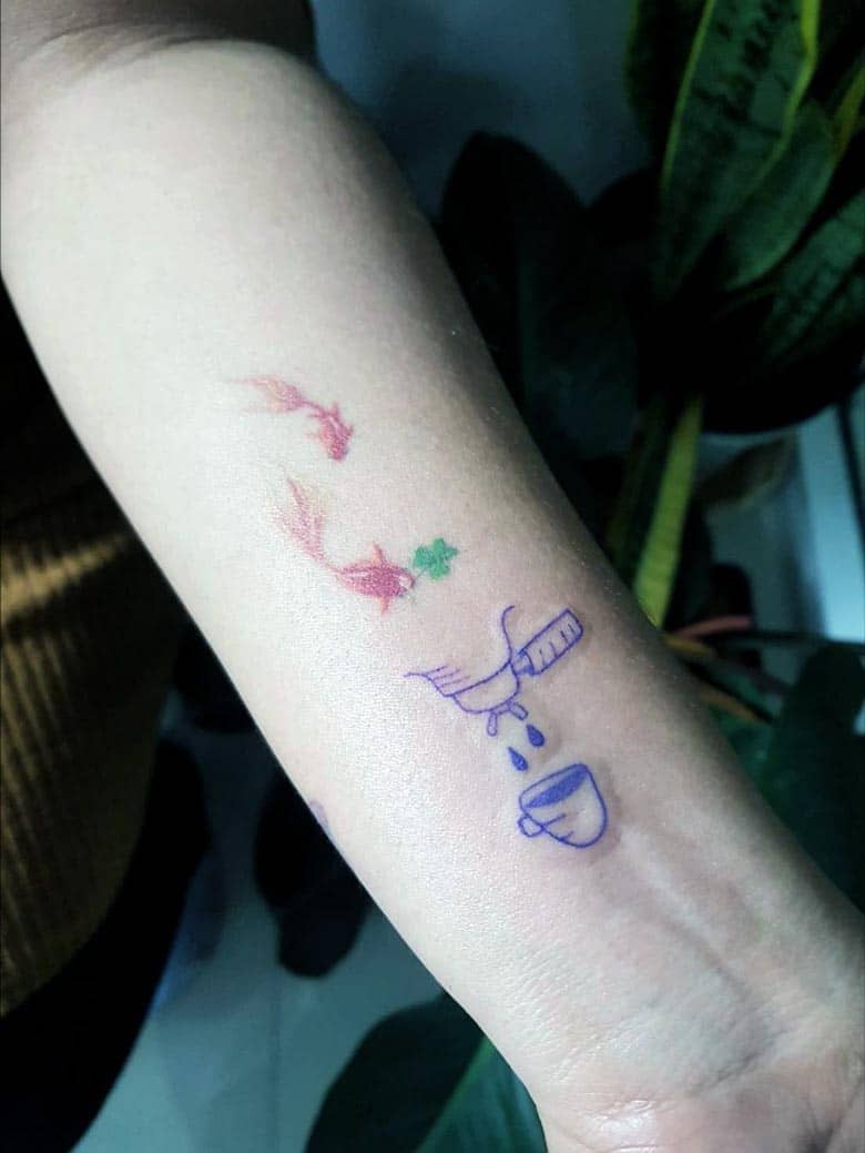 color tattoo - warp tattoo chiang mai