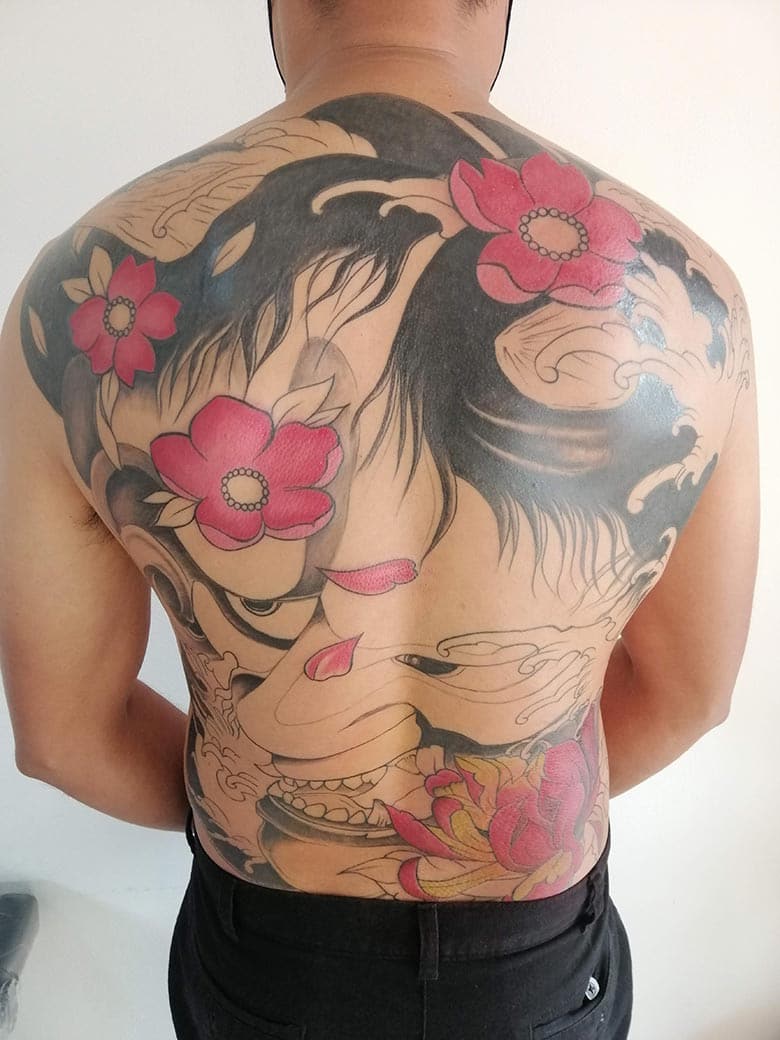 color tattoo - warp tattoo chiang mai