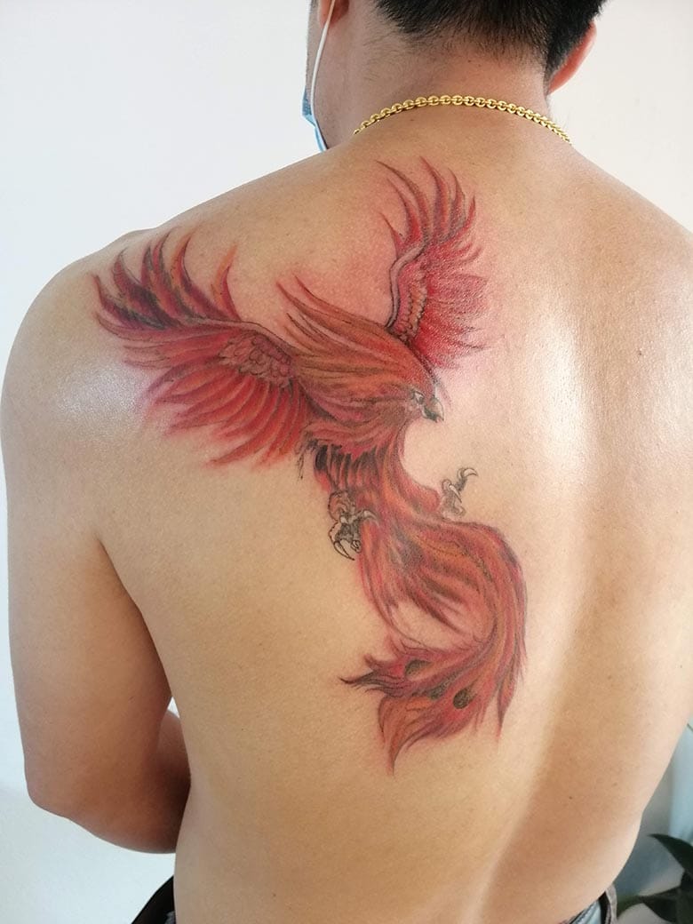 color tattoo - warp tattoo chiang mai