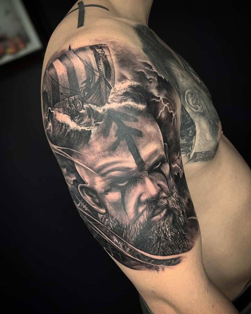 realistic-tRealistic Tattoo at Warp Tattoo Studio Chiang Maiattoo-at-warp-tattoo-studio-chiang-mai-5