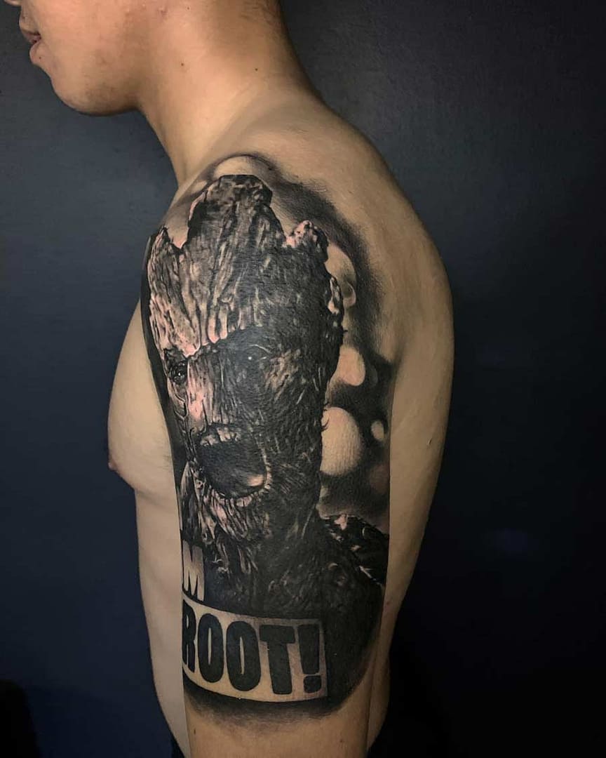Realistic Tattoo at Warp Tattoo Studio Chiang