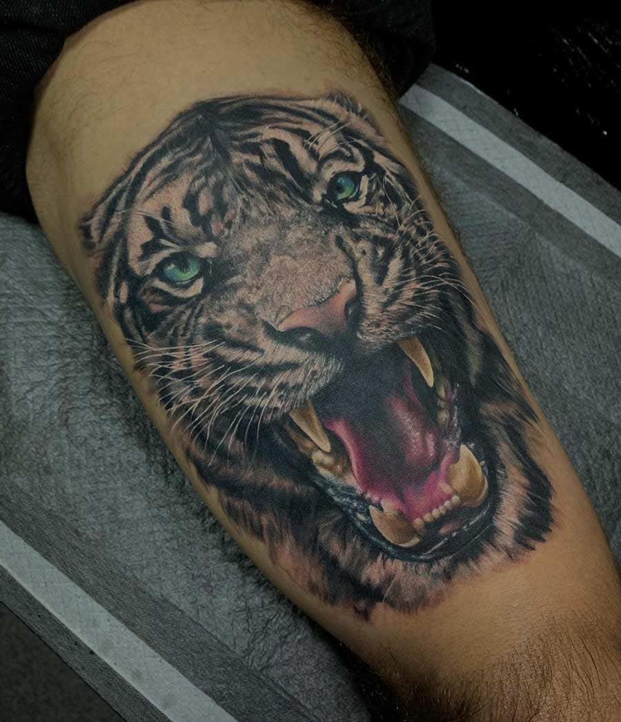 Realistic Tattoo at Warp Tattoo Studio Chiang