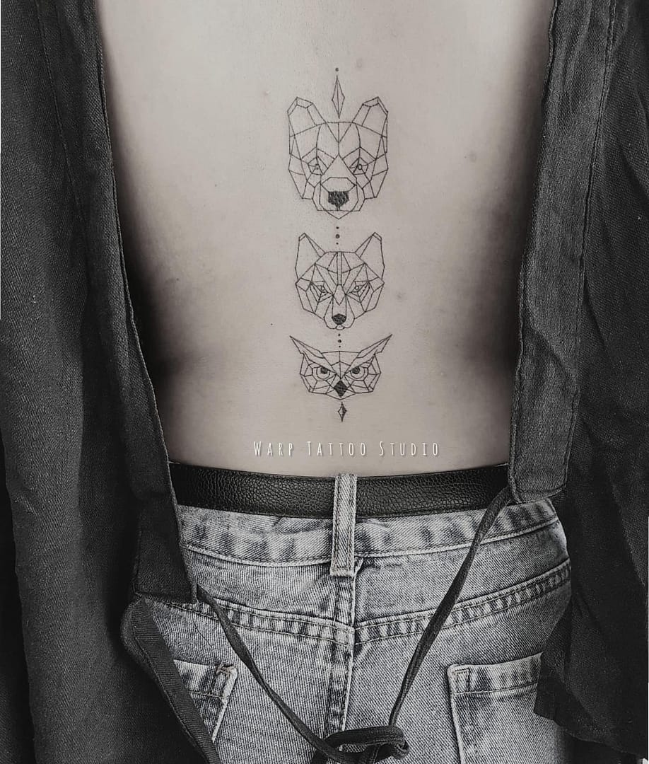 minimal tattoo - warp tattoo chiang mai